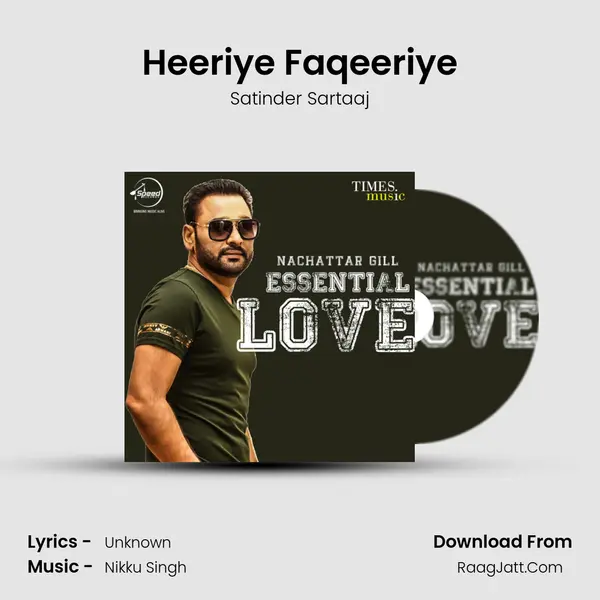 Heeriye Faqeeriye MP3 Song by Satinder Sartaaj Cover