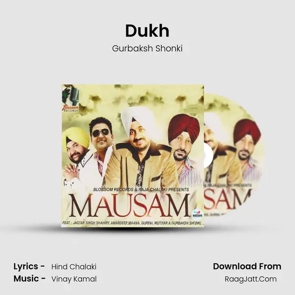 Dukh MP3 Song by Gurbaksh Shonki Cover