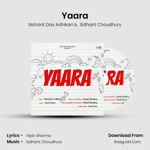 Yaara MP3 Song by Nishant Das Adhikari Cover
