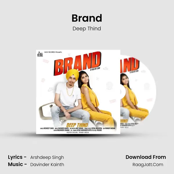 Brand MP3 Song by Deep Thind Cover