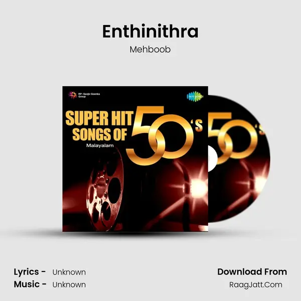 Enthinithra MP3 Song by Mehboob Cover
