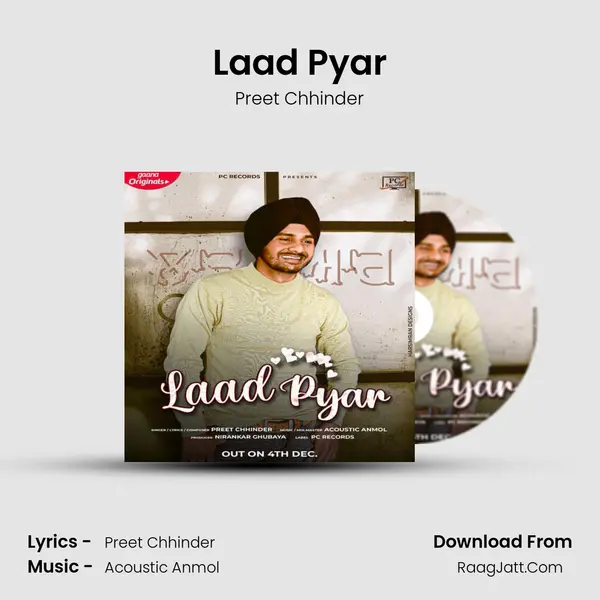 Laad Pyar MP3 Song by Preet Chhinder Cover