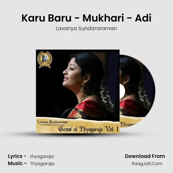 Karu Baru - Mukhari - Adi MP3 Song by Lavanya Sundararaman Cover