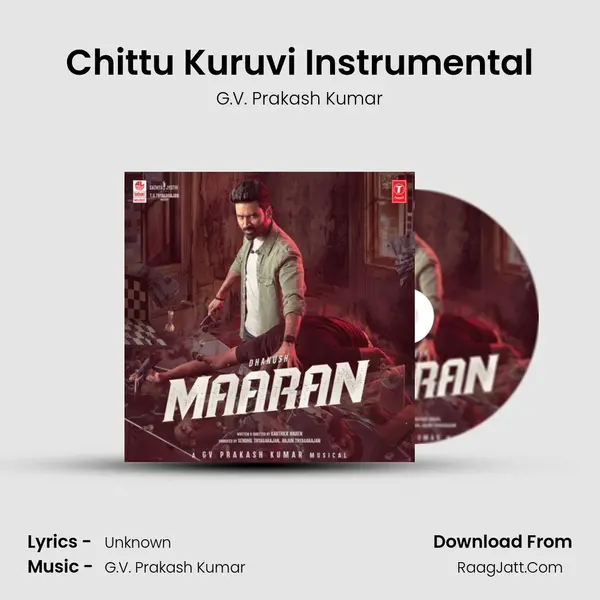 Chittu Kuruvi Instrumental MP3 Song by G.V. Prakash Kumar Cover