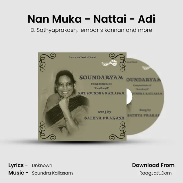 Nan Muka - Nattai - Adi MP3 Song by D. Sathyaprakash Cover