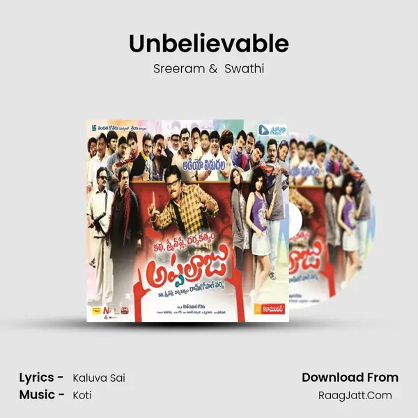 Unbelievable MP3 Song by Sreeram Cover