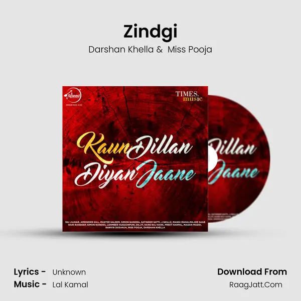 Zindgi MP3 Song by Darshan Khella Cover