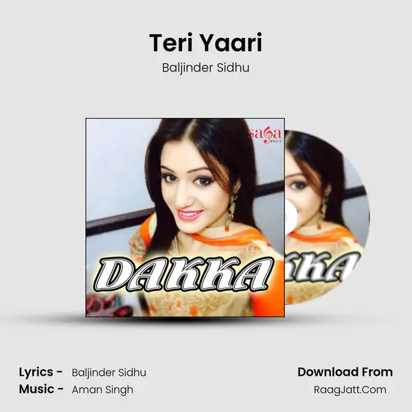Teri Yaari MP3 Song by Baljinder Sidhu Cover