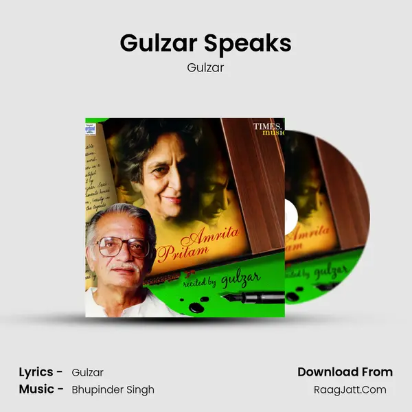 Gulzar Speaks MP3 Song by Gulzar Cover