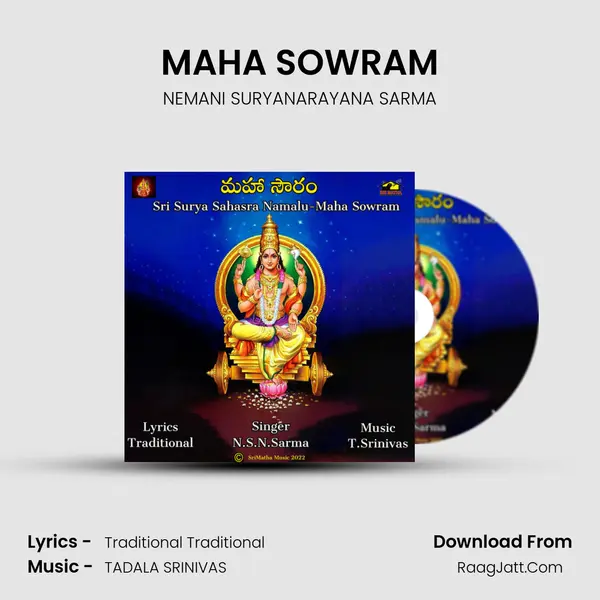 MAHA SOWRAM - NEMANI SURYANARAYANA SARMA