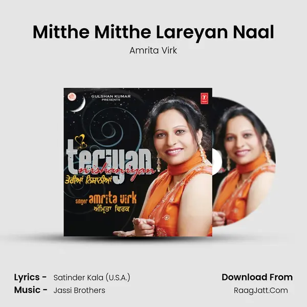 Mitthe Mitthe Lareyan Naal MP3 Song by Amrita Virk Cover