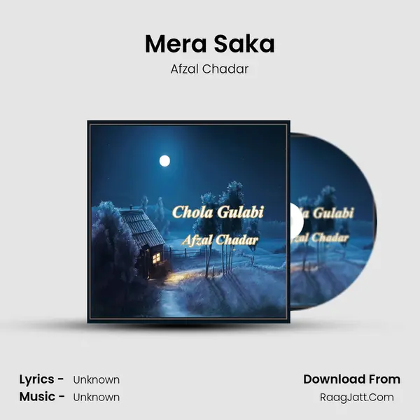 Mera Saka MP3 Song by Afzal Chadar Cover
