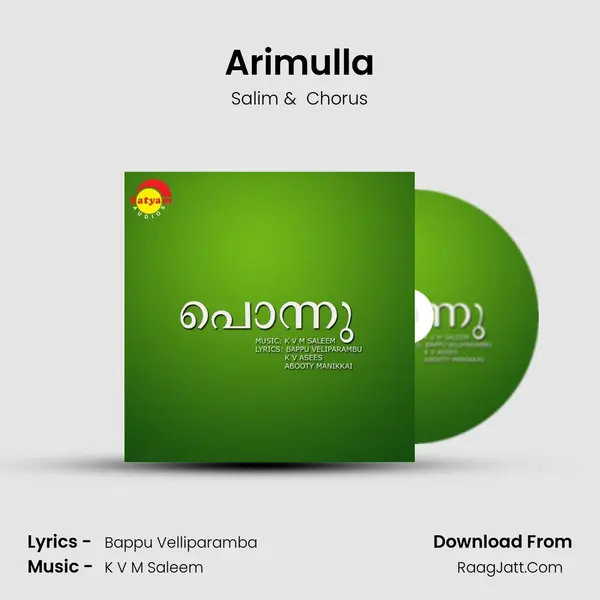 Arimulla MP3 Song by Salim Cover