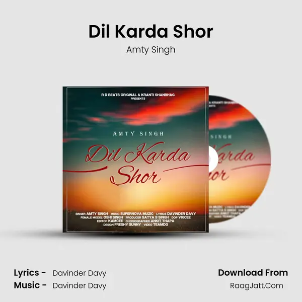 Dil Karda Shor MP3 Song by Amty Singh Cover