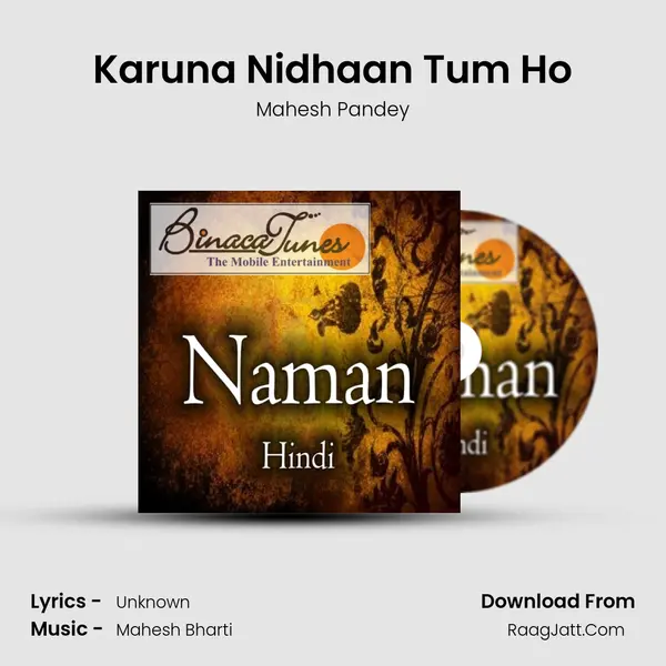 Karuna Nidhaan Tum Ho MP3 Song by Mahesh Pandey Cover