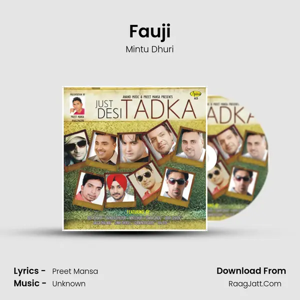 Fauji MP3 Song by Mintu Dhuri Cover
