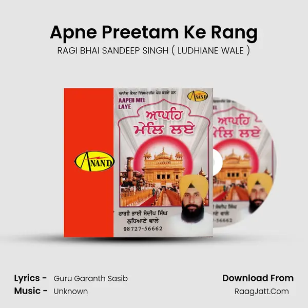 Apne Preetam Ke Rang MP3 Song by RAGI BHAI SANDEEP SINGH ( LUDHIANE WALE ) Cover