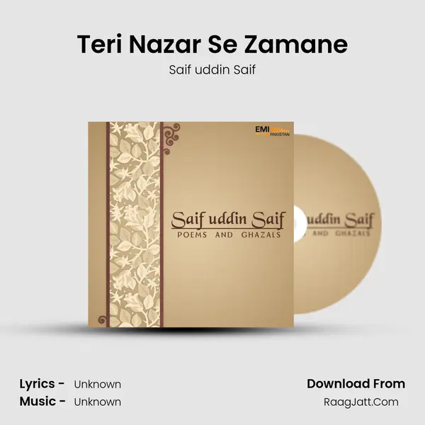 Teri Nazar Se Zamane MP3 Song by Saif uddin Saif Cover