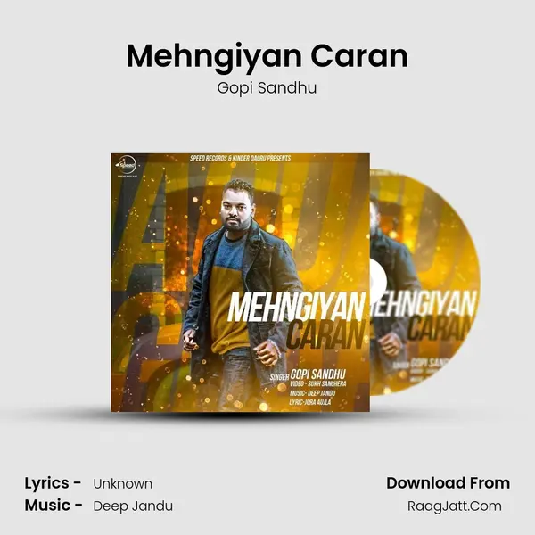 Mehngiyan Caran MP3 Song by Gopi Sandhu Cover
