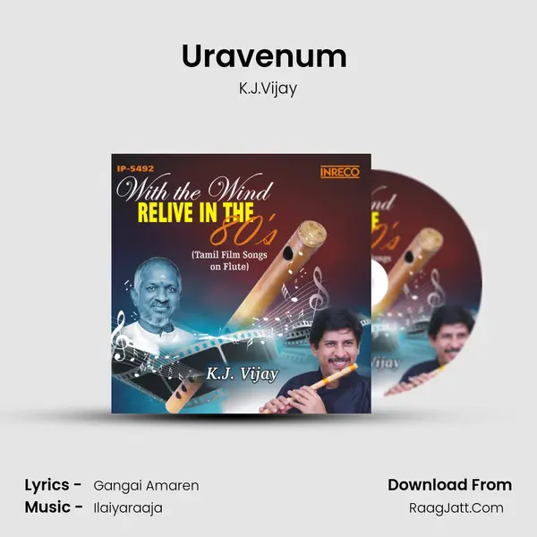 Uravenum (Flute) MP3 Song by K.J.Vijay Cover