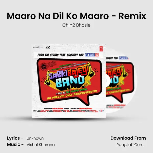 Maaro Na Dil Ko Maaro - Remix MP3 Song by Chin2 Bhosle Cover