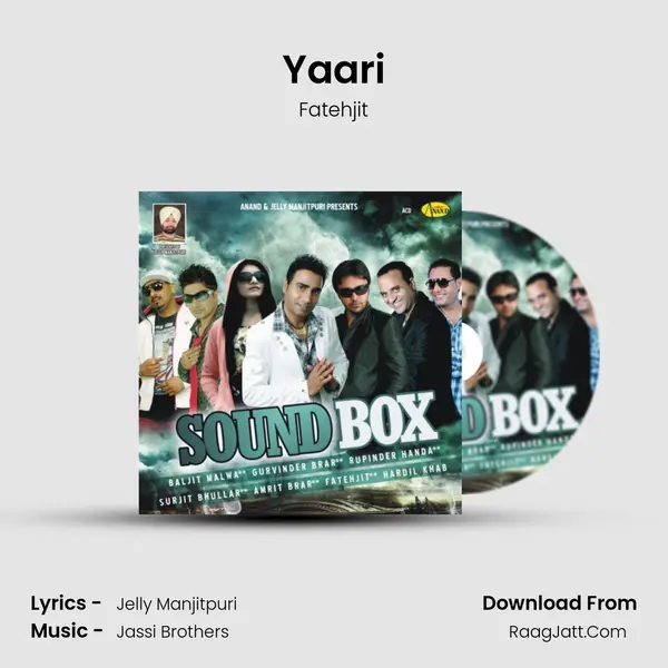 Yaari MP3 Song by Fatehjit Cover