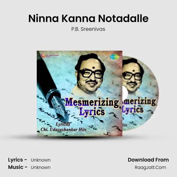 Ninna Kanna Notadalle Cover