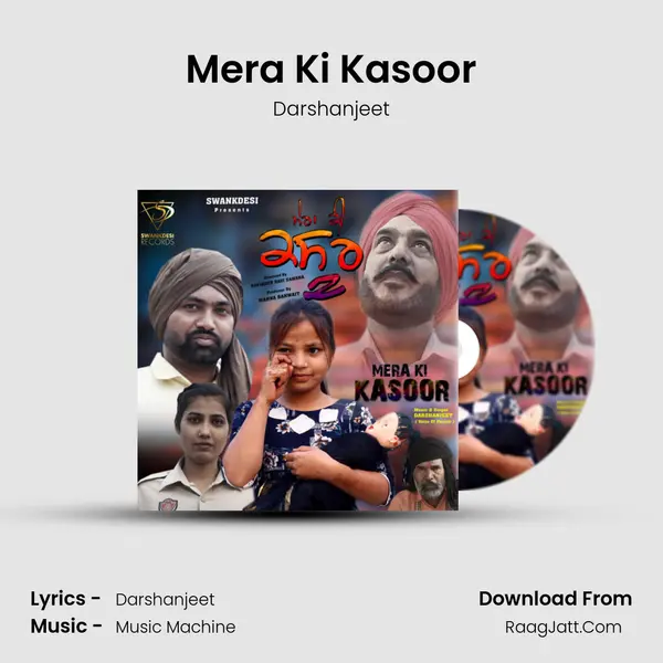 Mera Ki Kasoor MP3 Song by Darshanjeet Cover