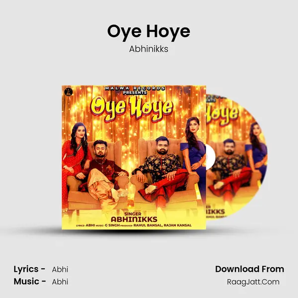Oye Hoye MP3 Song by Abhinikks Cover