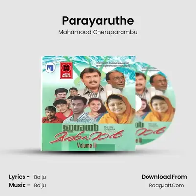 Parayaruthe MP3 Song by Mahamood Cheruparambu Cover