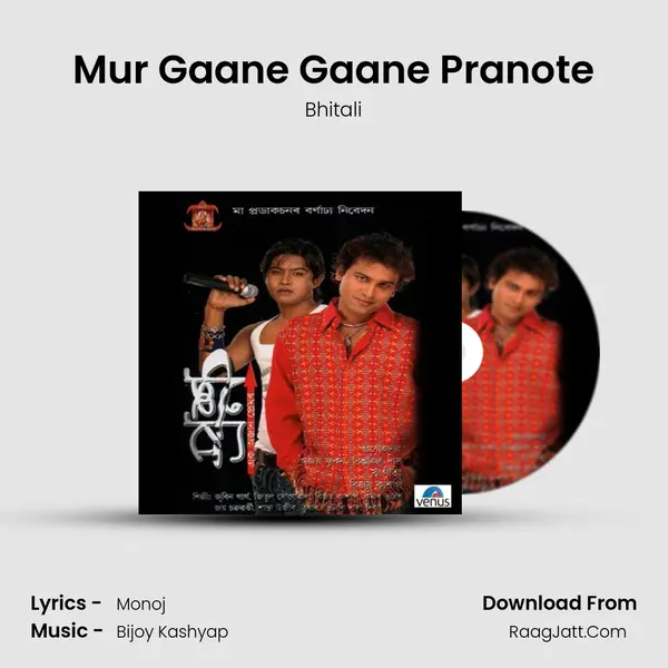 Mur Gaane Gaane Pranote MP3 Song by Bhitali Cover