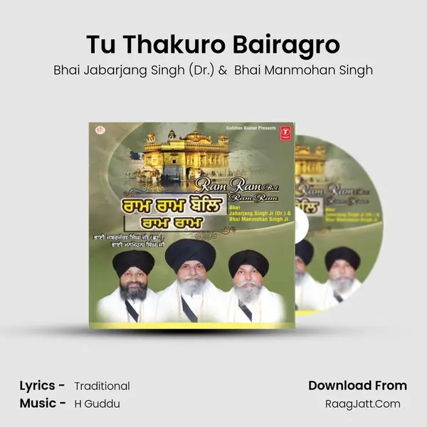 Tu Thakuro Bairagro MP3 Song by Bhai Jabarjang Singh (Dr.) Cover