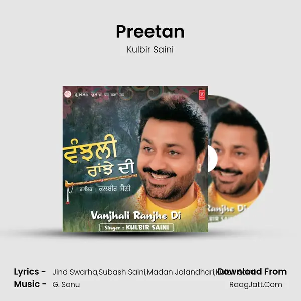 Preetan MP3 Song by Kulbir Saini Cover