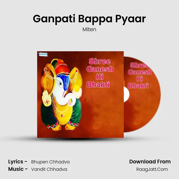 Ganpati Bappa Pyaar MP3 Song by Miten Cover