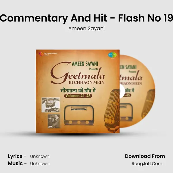 Commentary And Hit - Flash No 19 MP3 Song by Ameen Sayani Cover