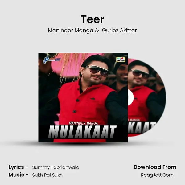 Teer MP3 Song by Maninder Manga Cover