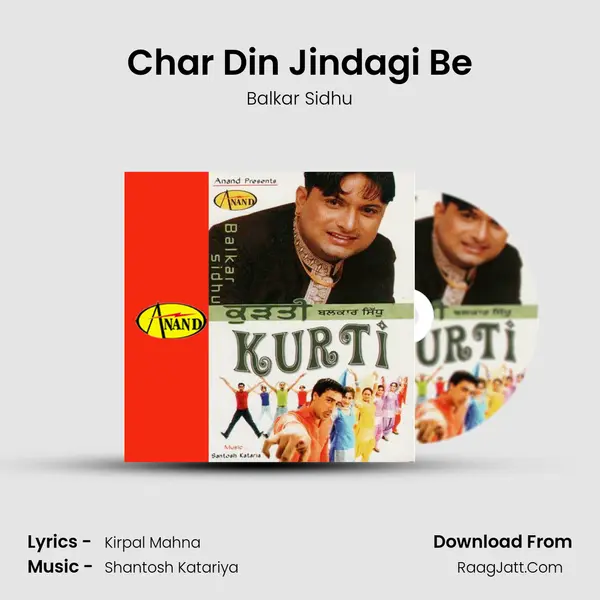 Char Din Jindagi Be MP3 Song by Balkar Sidhu Cover