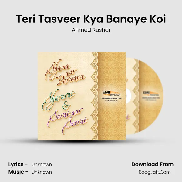 Teri Tasveer Kya Banaye Koi MP3 Song by Ahmed Rushdi Cover