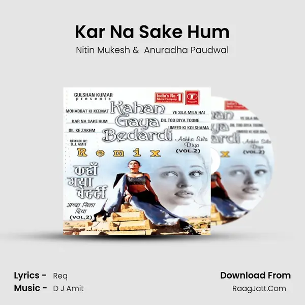 Kar Na Sake Hum MP3 Song by Nitin Mukesh Cover