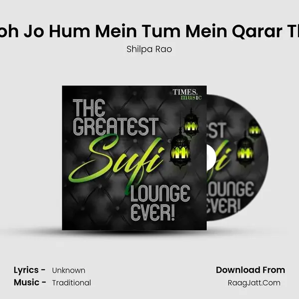 Woh Jo Hum Mein Tum Mein Qarar Tha Cover