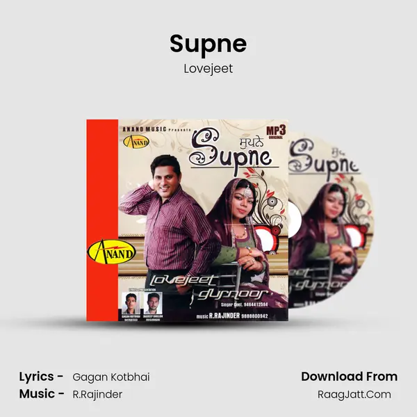 Supne MP3 Song by Lovejeet Cover