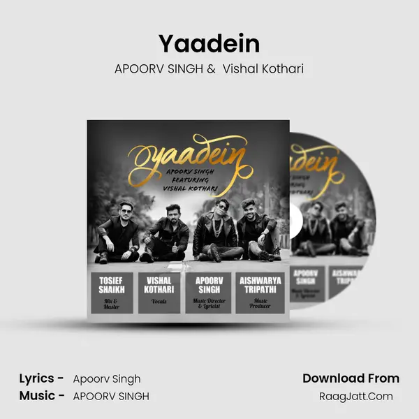 Yaadein MP3 Song by APOORV SINGH Cover