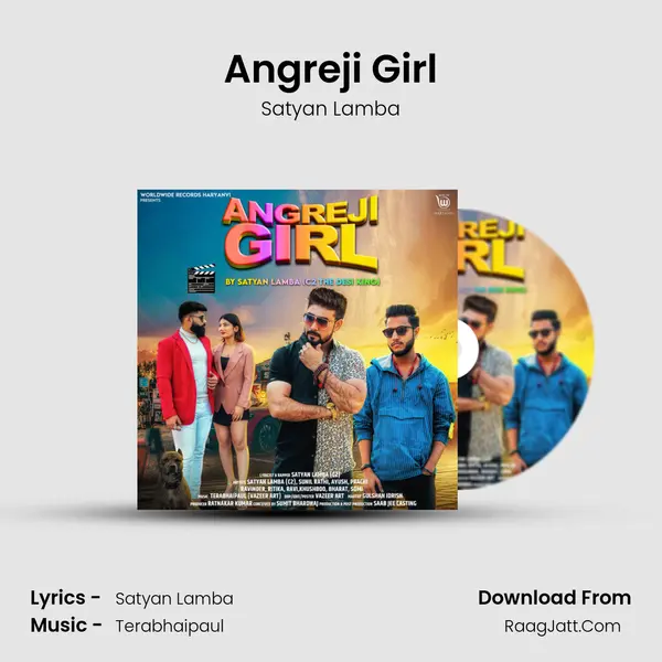 Angreji Girl MP3 Song by Satyan Lamba Cover