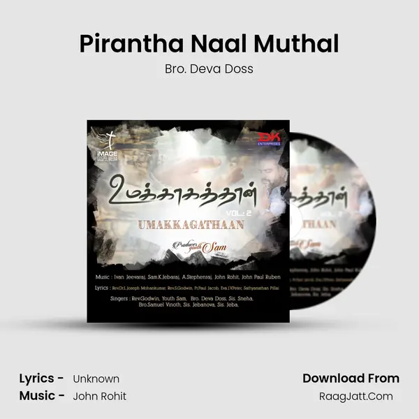 Pirantha Naal Muthal MP3 Song by Bro. Deva Doss Cover