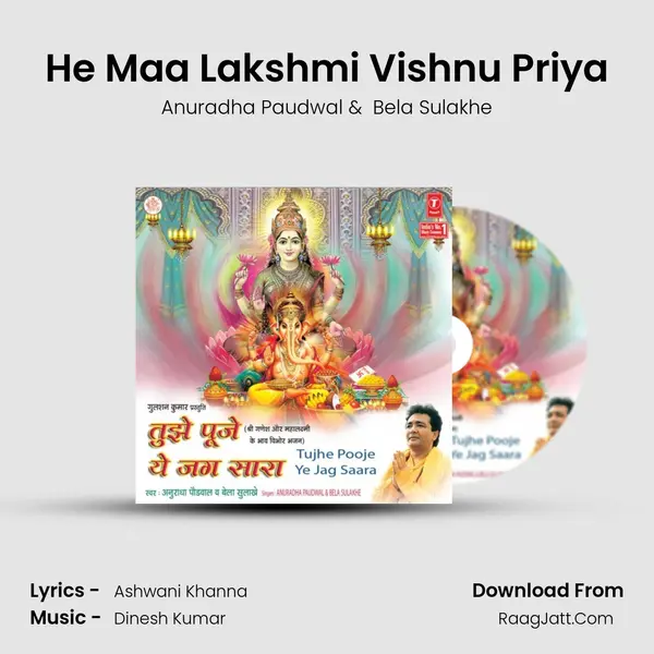 He Maa Lakshmi Vishnu Priya MP3 Song by Anuradha Paudwal Cover