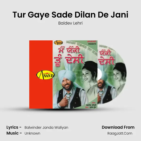 Tur Gaye Sade Dilan De Jani MP3 Song by Baldev Lehri Cover