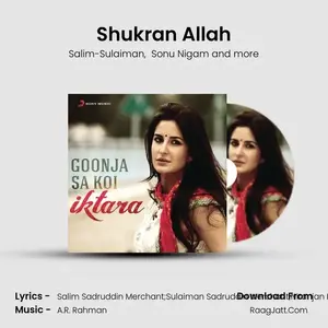 Shukran Allah Cover