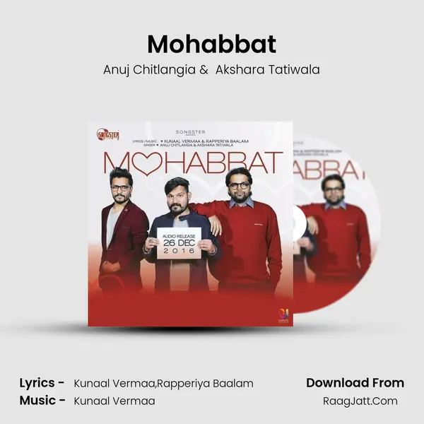 Mohabbat MP3 Song by Anuj Chitlangia Cover