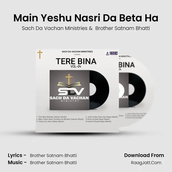 Main Yeshu Nasri Da Beta Ha MP3 Song by Sach Da Vachan Ministries Cover