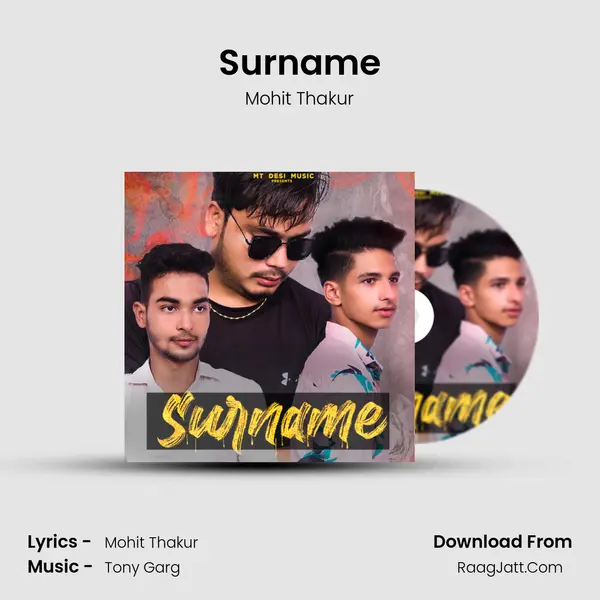 Surname MP3 Song by Mohit Thakur Cover